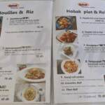 Menu HOBAK restaurant coréen Agadir June 2023 315716